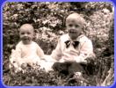 1946  mit seinem "großen" Bruder Peter
