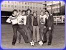 1983 Peter, Walter und Michi mit Bozo Bakota, Gernot Jurtin u. Andy Pichler (SK Sturm)
