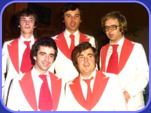 1974  Fünf weiße Sterne - Walter, Peter, Günther, Michael und Ehrenbruder Joschi