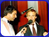 1986  Walter gratuliert seinem Bruder Werner zur Goldenen LP (Sing mit mir ein Halleluja)